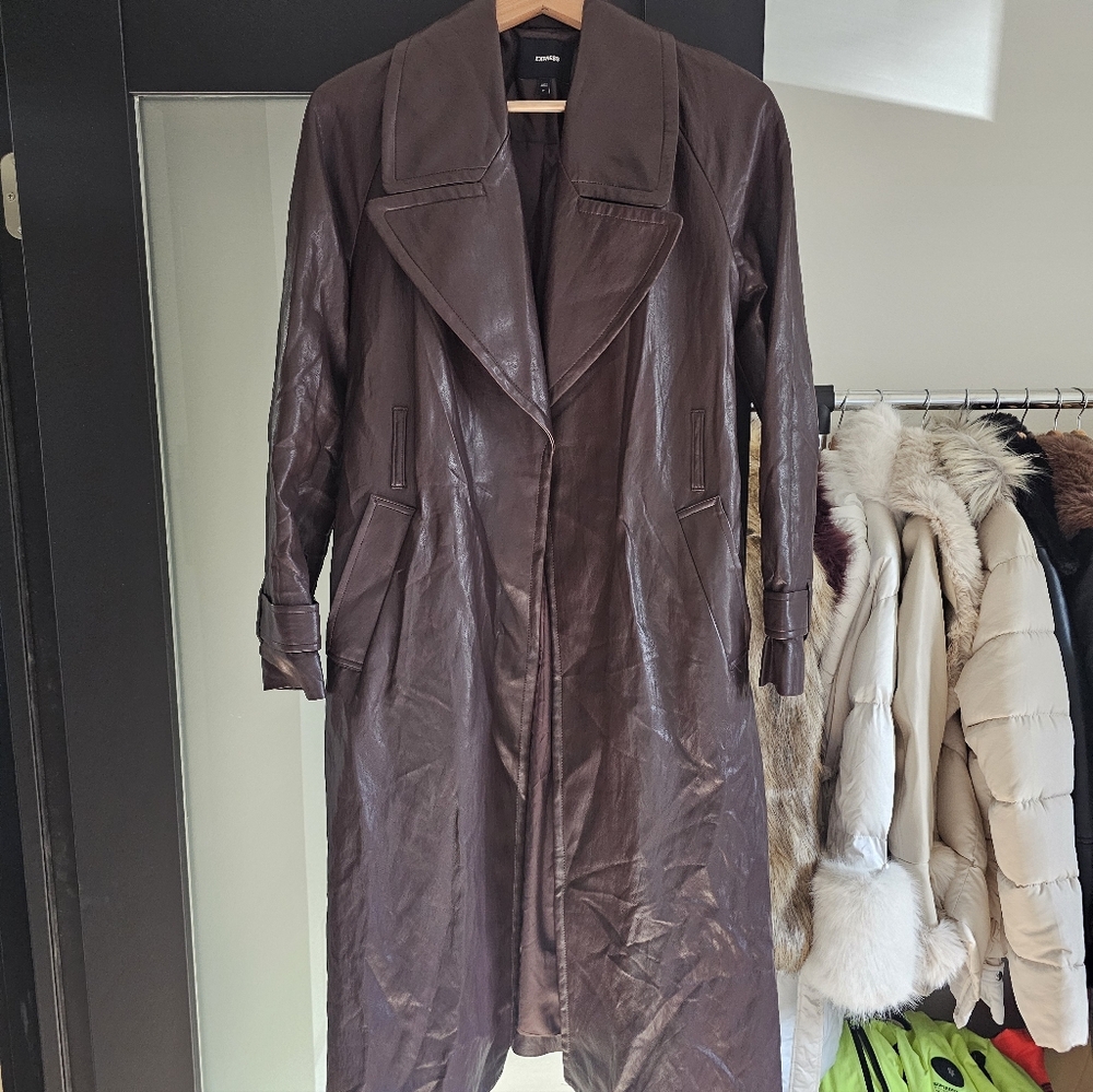 Chocolate Brown Trench